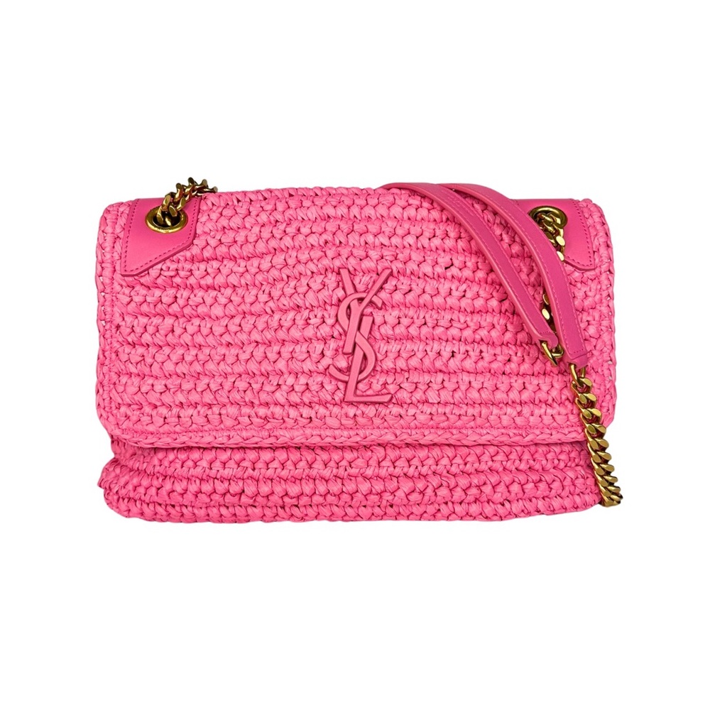 Louis Vuitton Niki Raffia Shoulder Bag